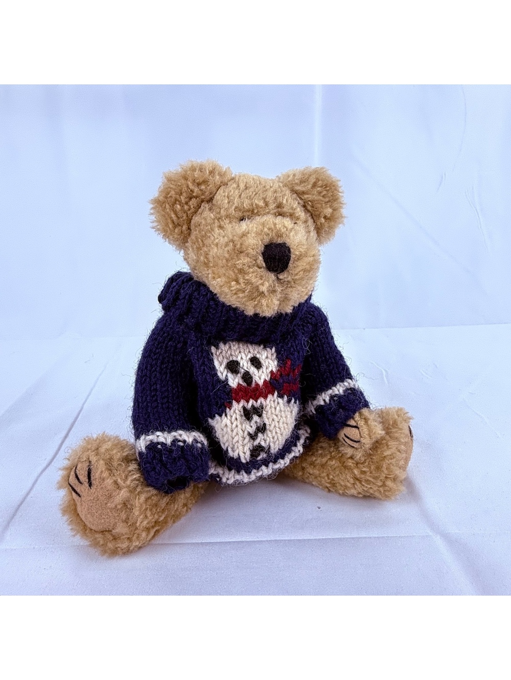 Boyds Bears & Friends Breezy T. Frostman Winter Snowman Sweater Plush Bear 91522